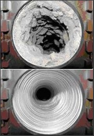 Before and After Dryer Vent Cleaning in Shakopee, MN